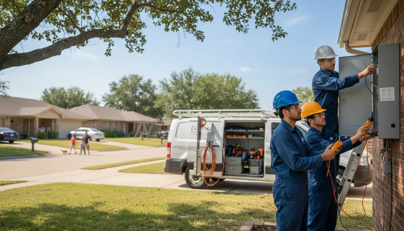 Certified electrician providing emergency electrical services in Mexican Springs, NM